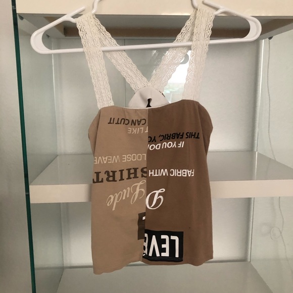 Stylenanda asymmetrical lace top - Picture 6 of 10